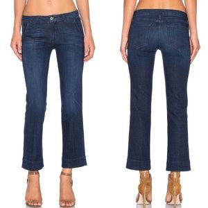 Frame Denim Le Slim Straight Cropped Jeans